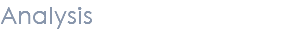 Analysis